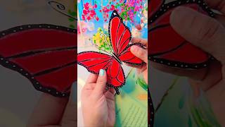 Elegant Butterfly Bookmark 🦋 | Easy DIY Paper Bookmark Idea | Aesthetic Book Lover Craft #cozykuyil