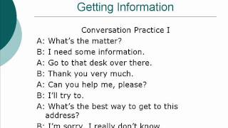 Getting Information [Unit 64]