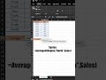 AVERAGEIF in #microsoftexcel