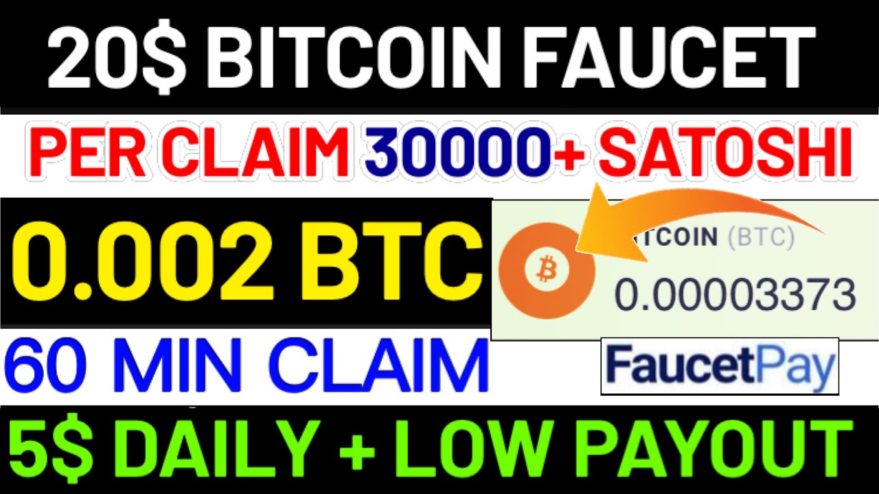 per claim 30000 satsohi | Best bitcoin faucet + 60 min claim | low payout | btc faucet no timer