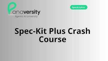 01: Spec-Kit Plus Crash Course