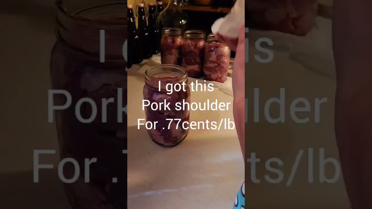 Canning Pork | Can Your Own Meat! - CANUARY