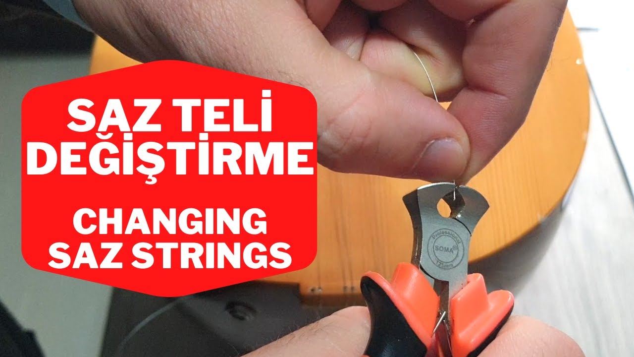 Saz Teli Nasıl Takılır | How to Change Saz Strings (Kısa&Öz)