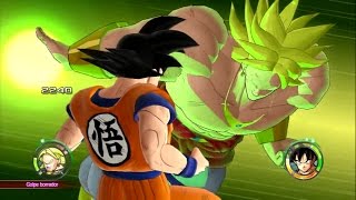 Dragon Ball Raging Blast 2 - Broly vs Turles, Bardock, Goten & Goku