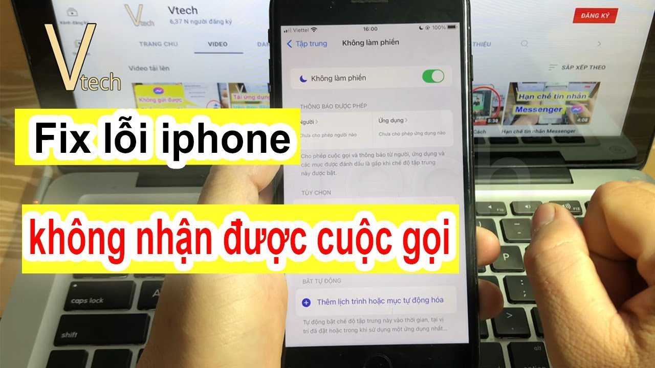 Cách khắc phục lỗi iphone không nhận được cuộc gọi đến... - youtube