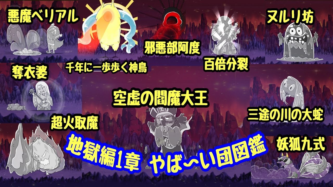 ゆるゲゲ 第570話 地獄編1章で実装された新やば い団図鑑 Youtube