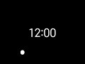 12 Minute Focus Timer | Minimal Black Screen ⏱️
