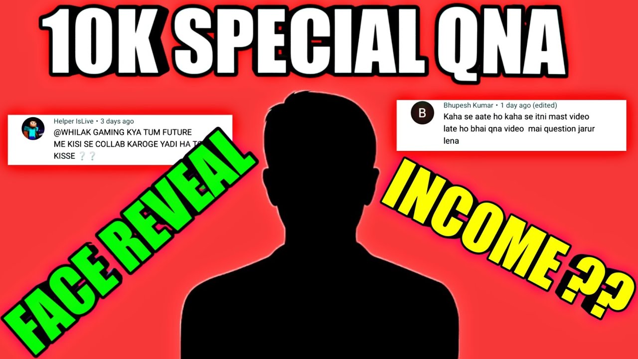 😁 10K SPECIAL QNA ll WHILAK GAMING ll