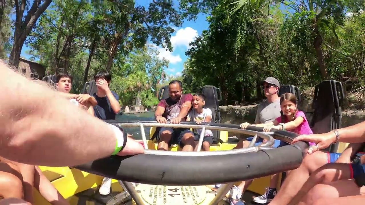 Orlando Day 11 - May 14th Busch Gardens, Tampa - Congo River Rapids - POV