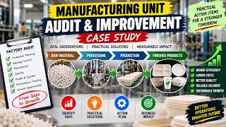Manufacturing Unit Audit Case Study | Key Findings, Action Items & Improvement Roadmap