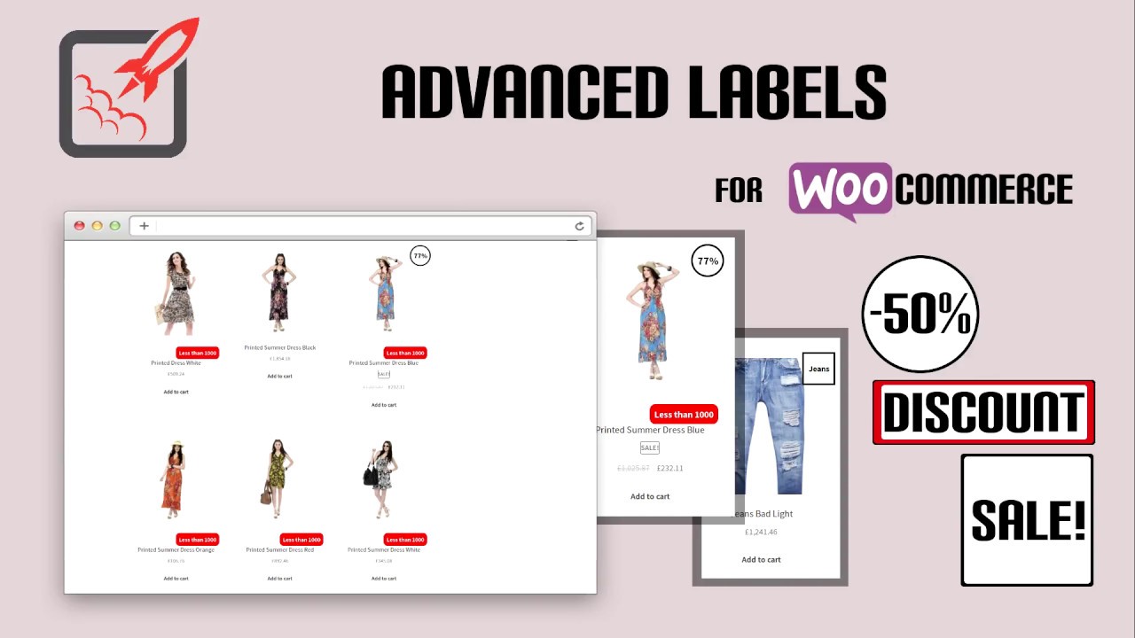 WooCommerce Advanced Products Labels - YouTube