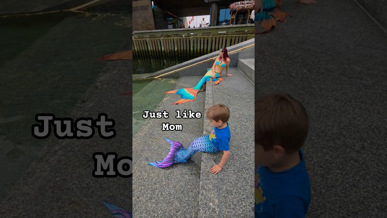 Mermaid Mom #mermaid #canada #ariel #mother #costume #summerofgoals