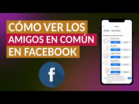 Cómo ver los Amigos en Común Entre dos Personas en Facebook