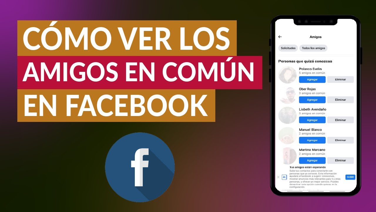 Cómo ver los Amigos en Común Entre dos Personas en Facebook YouTube