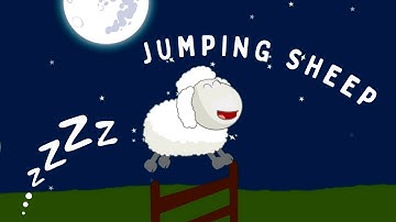 Counting Sheep | 1 Hour of JUMPING SHEEP for Kids with RELAXING music to help sleep.