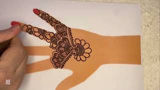 Soft Arabic Style Henna Design ✨ screenshot 5