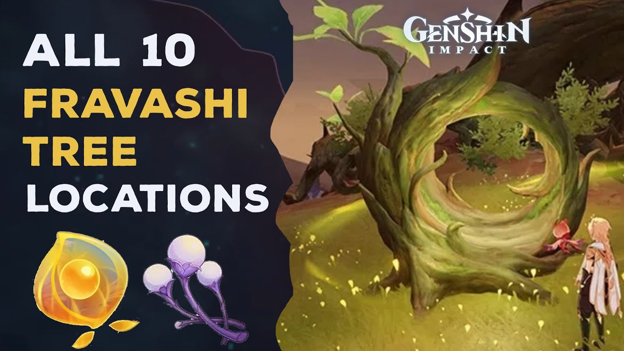 ALL Fravashi Tree Locations Pale Fire World Quest The Residual