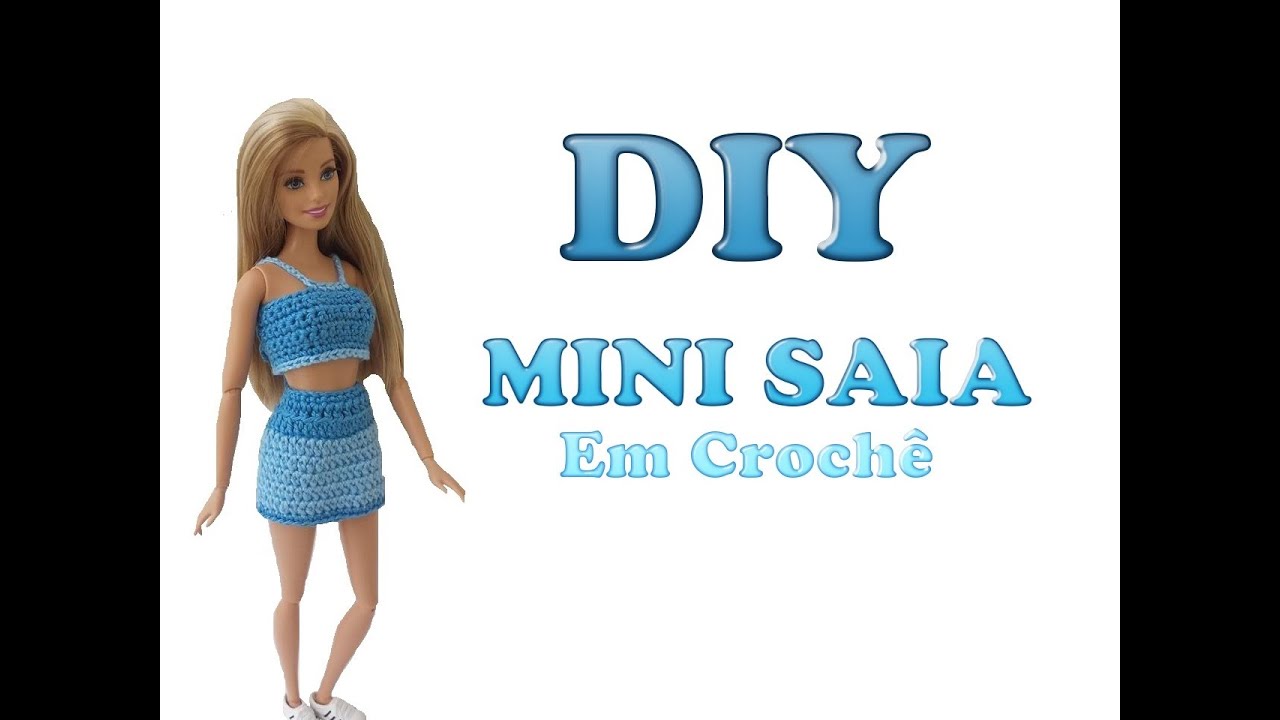 Moda Barbie Crochê Aula nº 01 Saia 