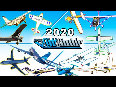 Airplane List In 4K | Microsoft Flight Simulator 2020