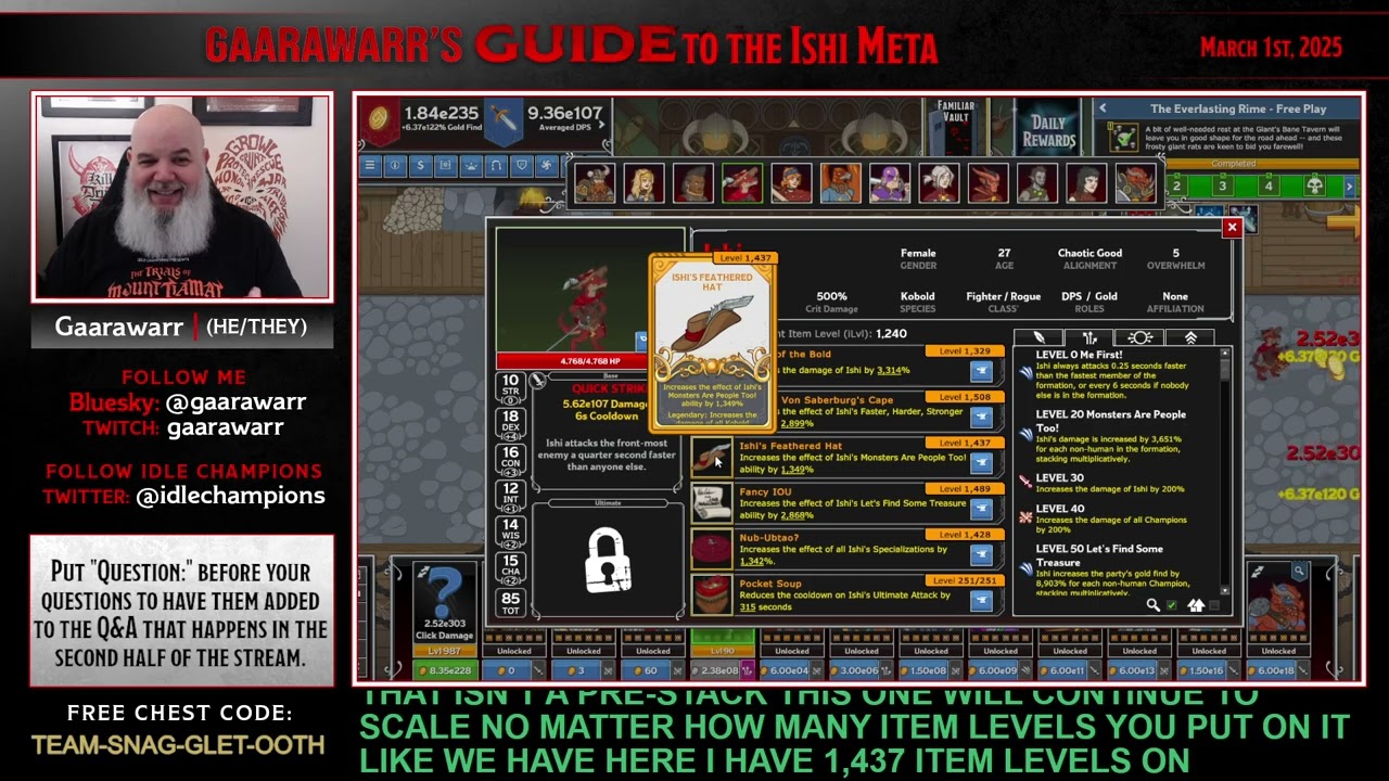 Gaarawarr's Guide to the Ishi Meta