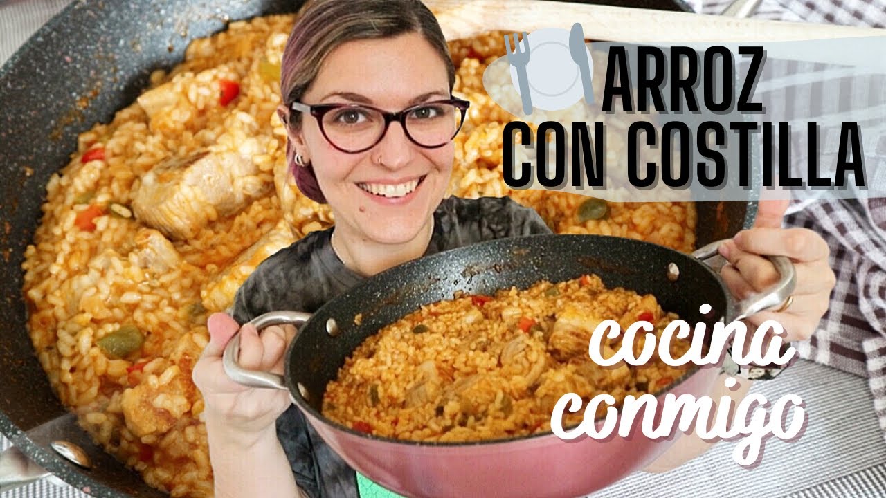 ARROZ CON COSTILLA DE CERDO *Recetas de Arroz FÁCILES Y ECONÓMICAS*