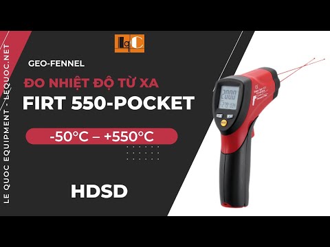 User guide - FIRT 550-Pocket Infrared Thermometer - Geo Fennel #1