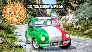 I'm a pizza delivery guy! - BeamNG.Drive Pizza Run! ShowMik screenshot 2