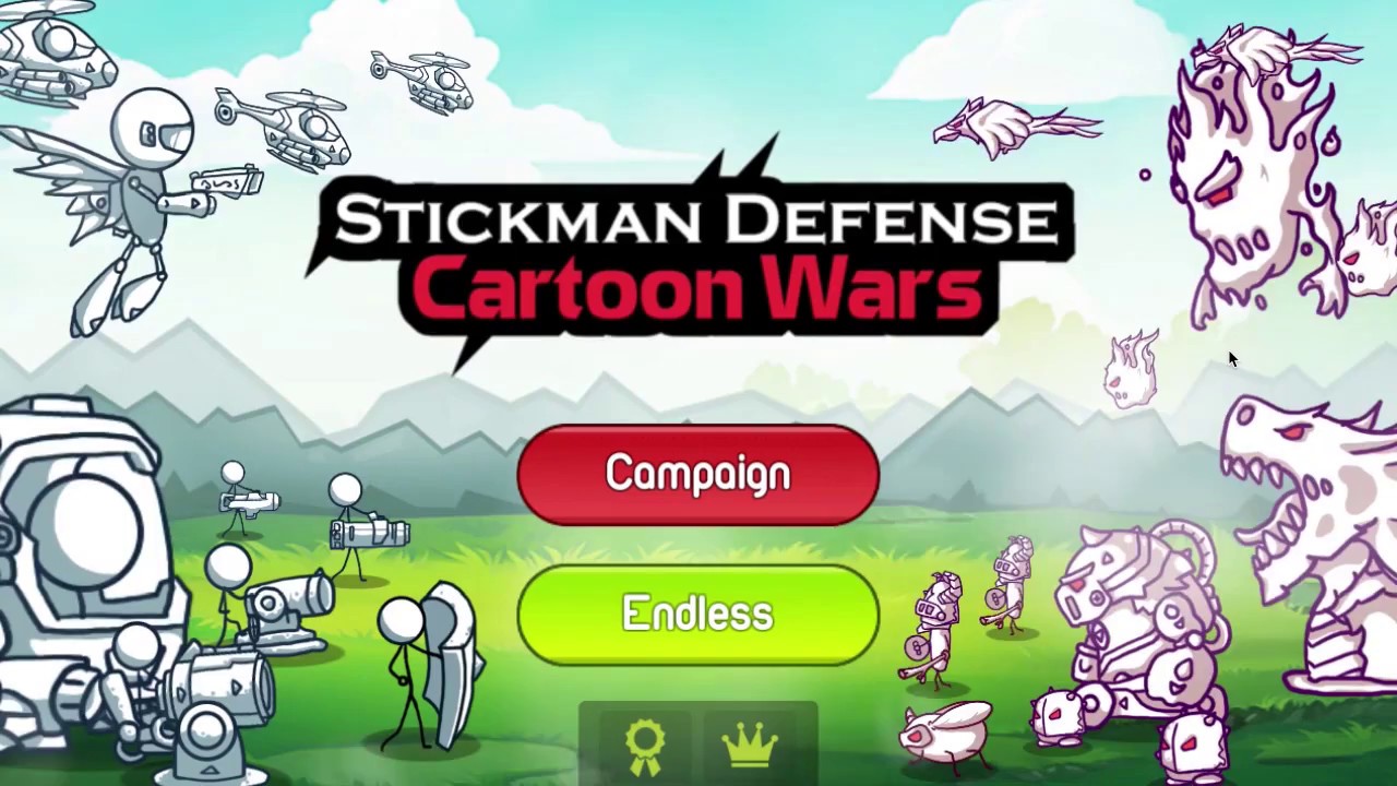 Stickman Defense: Cartoon Wars