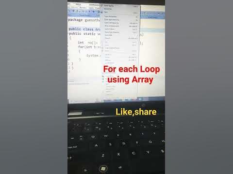 Foreach loop program using Array|| for each Loop in Java || Imp Program ...
