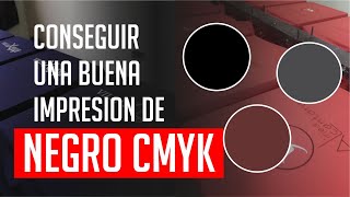 COMO CONSEGUIR NEGRO EXACTO PARA SUBLIMACIÓN - CMYK screenshot 1