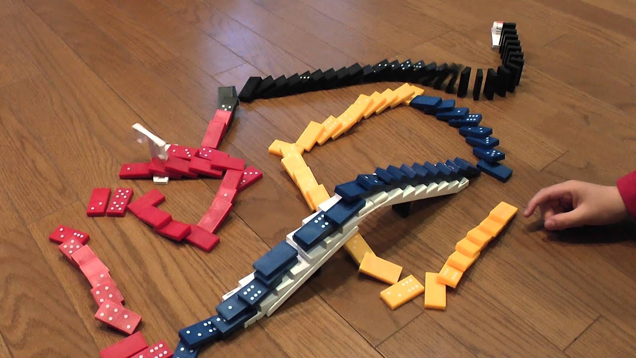Domino tiles 120 : Courses various - YouTube