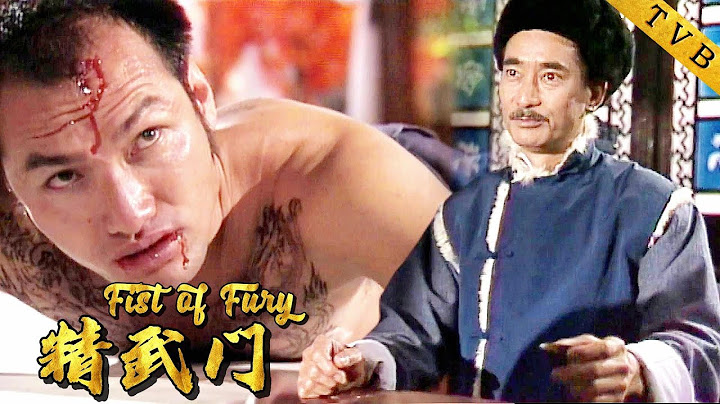 3 kung fu masters can't beat the Japanese samurai, but Huo Yuanjia scares him off with a cup of tea.