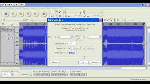 How to make a chipmunk version style of a song