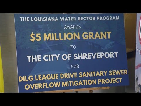 Shreveport awarded $5M grant for sewer, water improvements