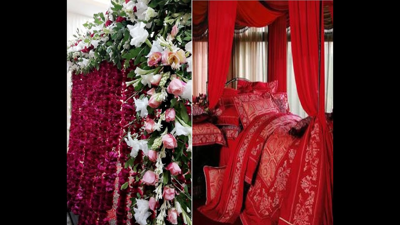 New Decoration Ideas For Wedding Bed and Room YouTube