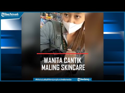 Detik-detik Wanita Cantik Maling Skincare di Minimarket