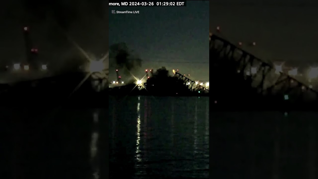 Baltimore Bridge: 'The WHOLE BRIDGE just COLLAPSED' Heart-pounding audio of Baltimore police