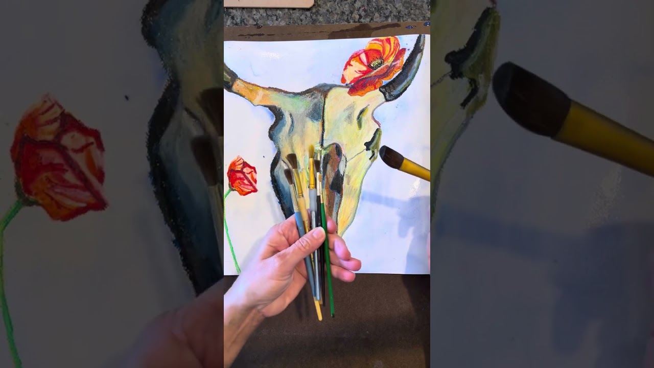 Watercolor Wash Wax Resist 