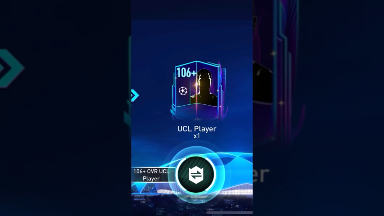 1st 106+ UCL exchange pack opening🔥🚀 