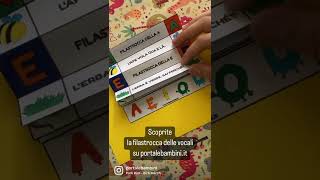 Filastrocca delle vocali - Pieghevole | #shorts