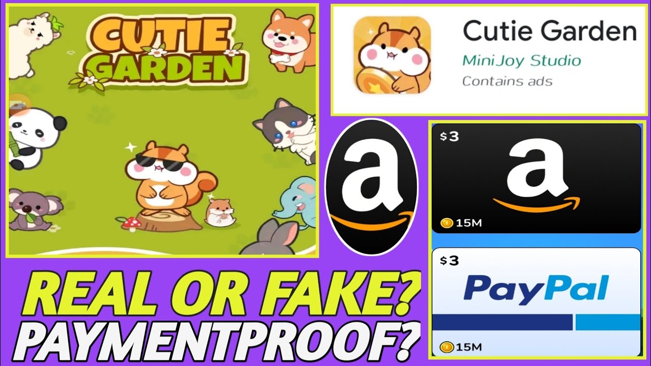 In This Video I Am Going To Review About Cutie Garden Appits Real Or Fakele...