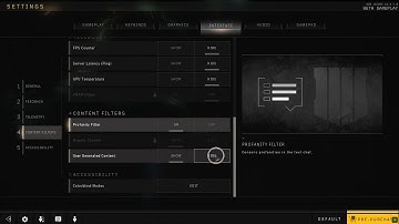 How to Hide User Generated Content in Black Ops 4