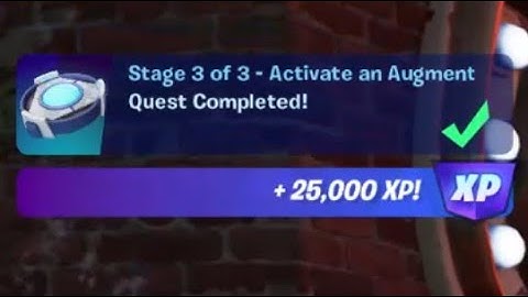 Fortnite - Activate an Augment - Chapter 4 Season 1