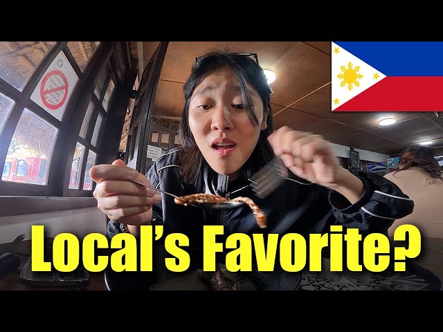 Travel vlog - Asked Locals for the Best Restaurants in Baguio (Solo travel)