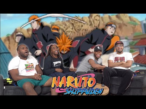 Pain Attacks The Leaf Village! Naruto Shippuden 156 & 157 REACTION/REVIEW