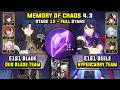 E1 Blade Duo DPS with Mortenax Blade & E1 Seele Hypercarry (3 Stars) Memory Of Chaos 12 - 4.3