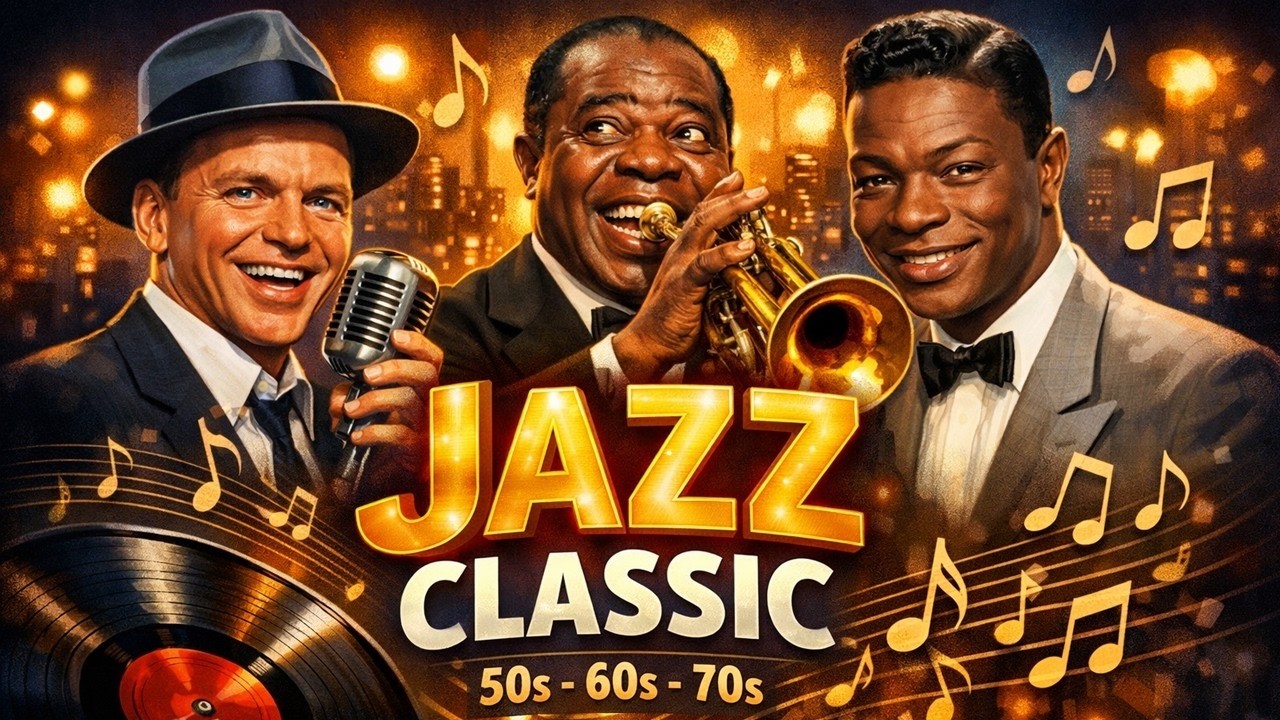 Frank Sinatra, Louis Armstrong, Nat King Cole🎷Golden 50s–70s Jazz Hits|The Ultimate Timeless Classic