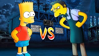 Bart vs Moe - BATALLA DE RAP ANIMADA 2.5D