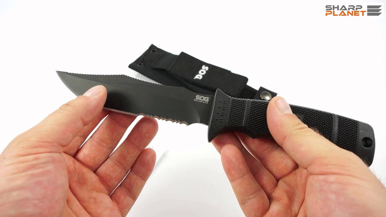 SOG SEAL Pup Elite Black knife review