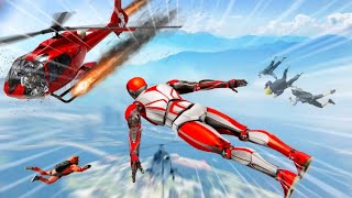 Light Speed Robot Hero City Rescue Robot Games - Android Gameplay screenshot 1
